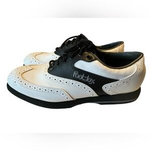 Foot-Joy Classic Black & White Oxford Spiked Golf Shoes Men’s 7.5 MINTY Unused